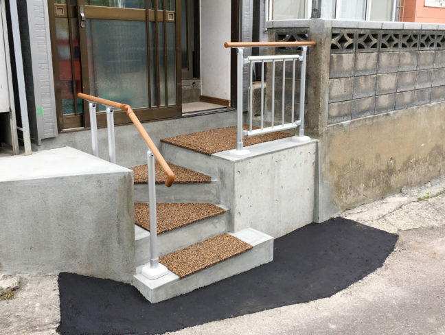 小樽市S様邸－外階段リフォーム