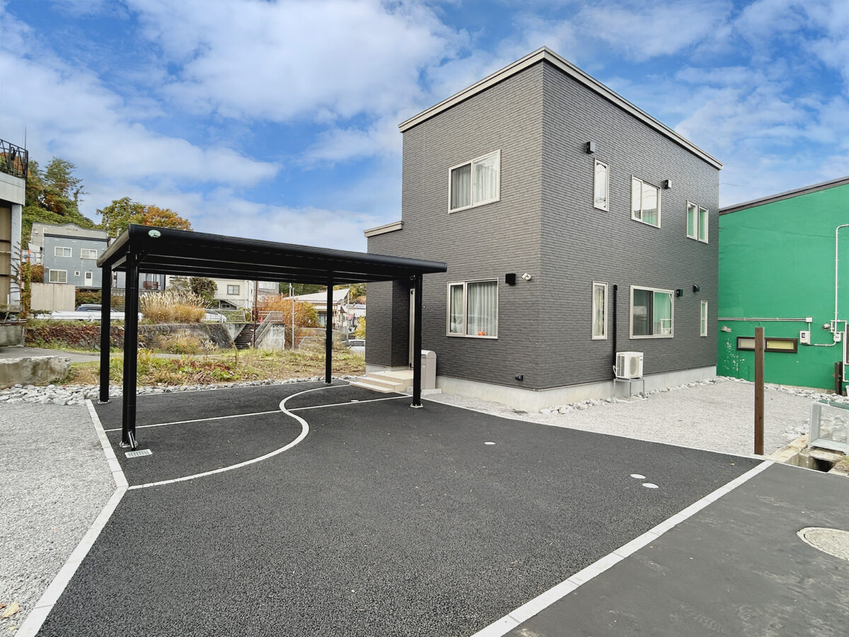 小樽市Ⅰ様邸　ー毎日の使いやすさを考えた安心の新築外構ー