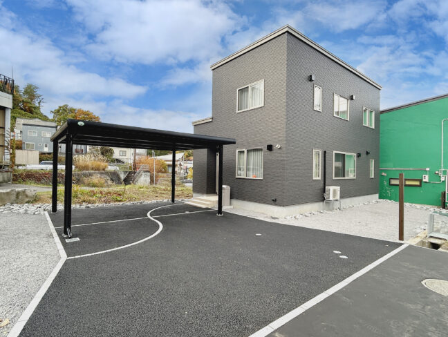 小樽市Ⅰ様邸　ー毎日の使いやすさを考えた安心の新築外構ー